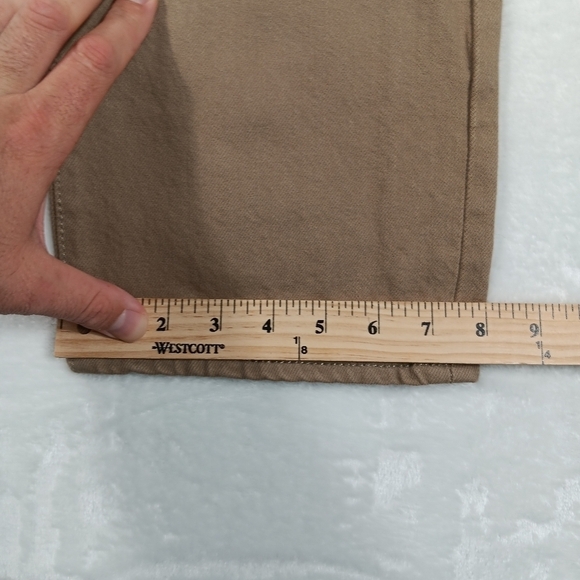 Levis 501 Jeans Mens 34x34 Tan Button Fly 100% Cotton Cowboy Western Grunge - Picture 11 of 12